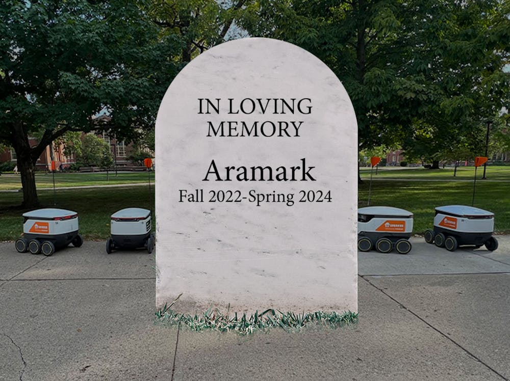 Aramark will leave Miami after a short two years as the dining provider, a decision that Anastasija Mladenovska believes does not benefit students.