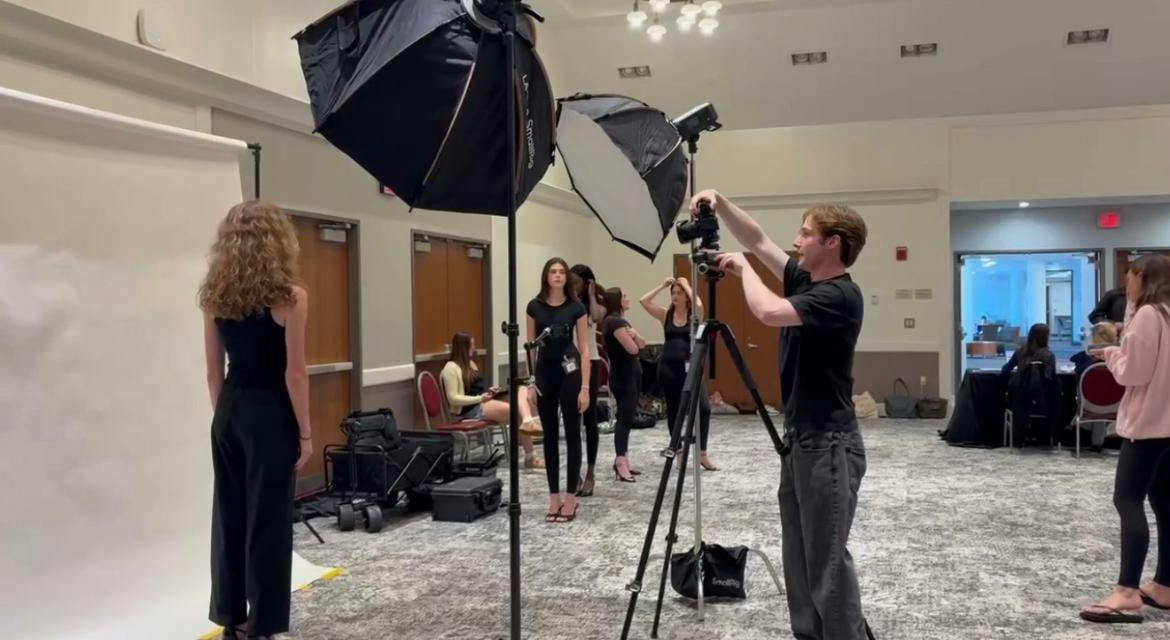 Modeling audition is a full production for MUF&D.