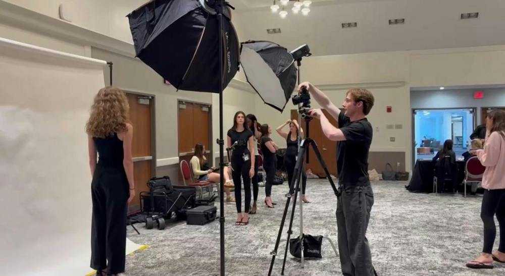 Modeling audition is a full production for MUF&D.