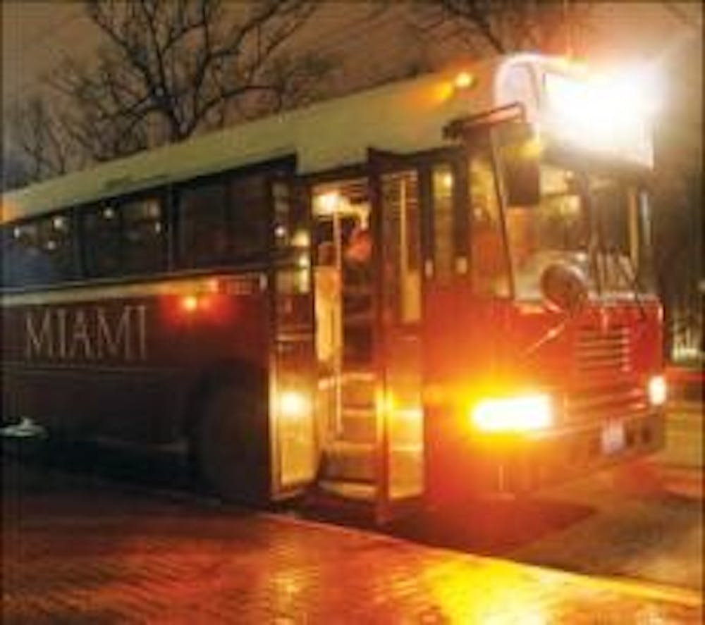 Miami University metro has a policy, allowing bus drivers to deny students service to the bus if they seem highly intoxicated and may interfere with the safe operations of the bus.