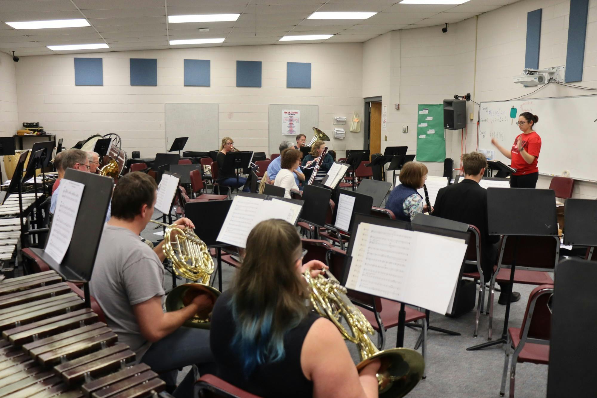 The band has about 20 consistent members. Many members of the band are Miami faculty, retired Miami faculty and music teachers from the surrounding area.