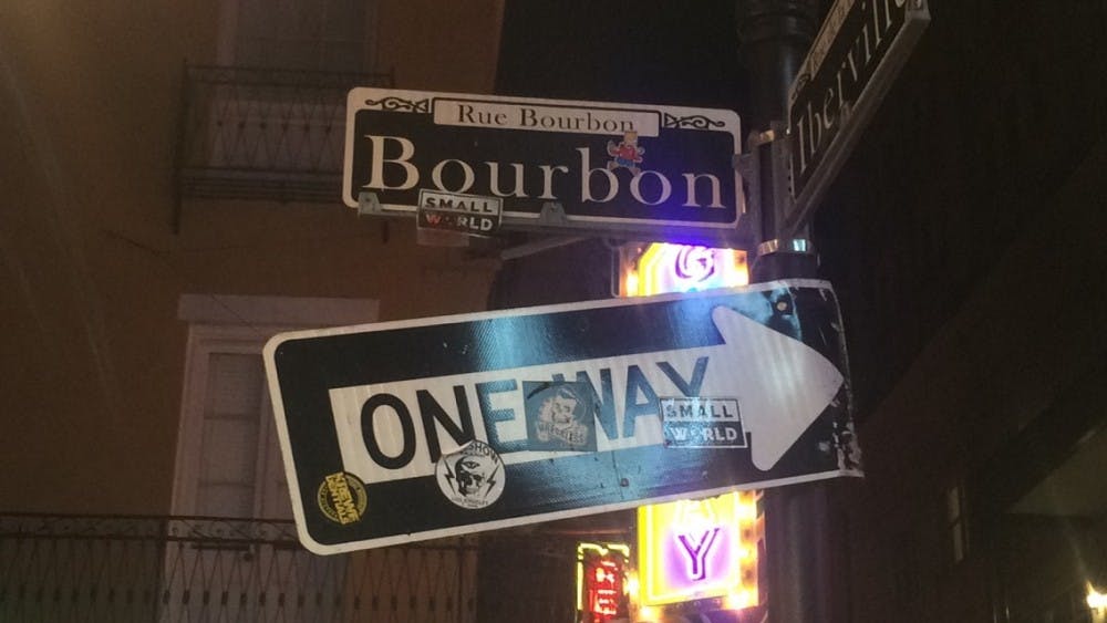 Bourbon Street in New Orleans, Louisiana. Photo by Angela Hatcher