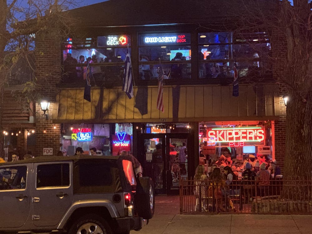 Even with the pandemic surging, seniors are still trying to make the best of a new bar experience. (Photo taken in Oct. 2020) 