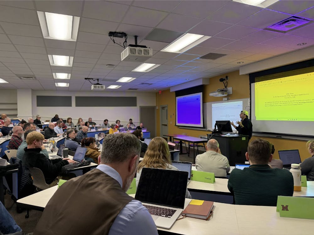 University Senate reviewed the community arena survey.