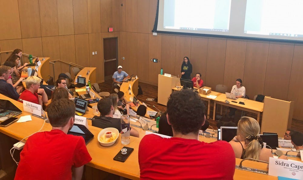 Student organization funding was approved although ASG was over budget, and some organizations received more money than they requested. 