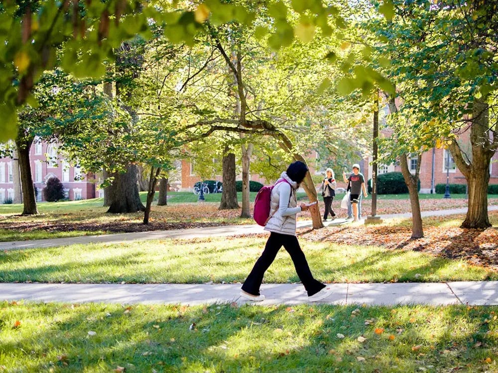 The grassy open spaces across Miami's campus are cherished by students and alumni.