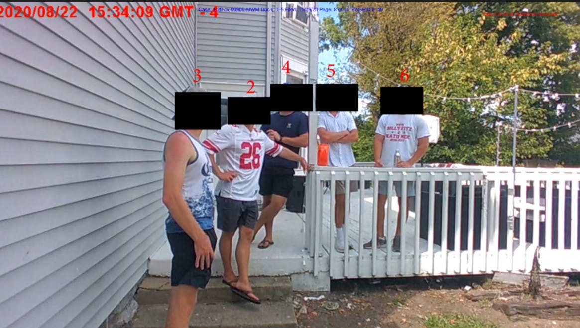 Two students are suing Miami University after being suspended for an off-campus party. 