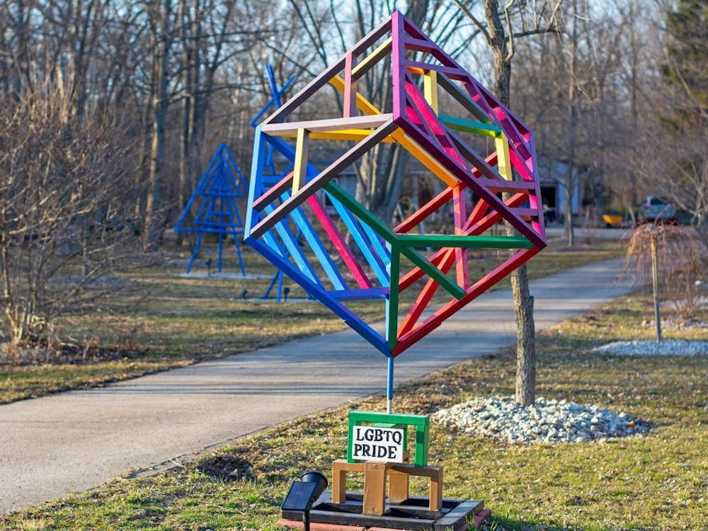 Former philosophy professor Rick Momeyer creates and sells unique sculptures and donates the proceeds to various organizations.