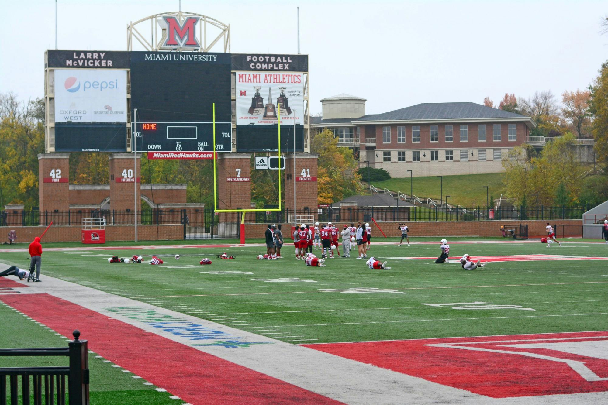 As COVID-19 cases rise in Oxford, some student are pointing the blame on Miami&#x27;s athletes. The athletes beg to differ and say they just want to play. 