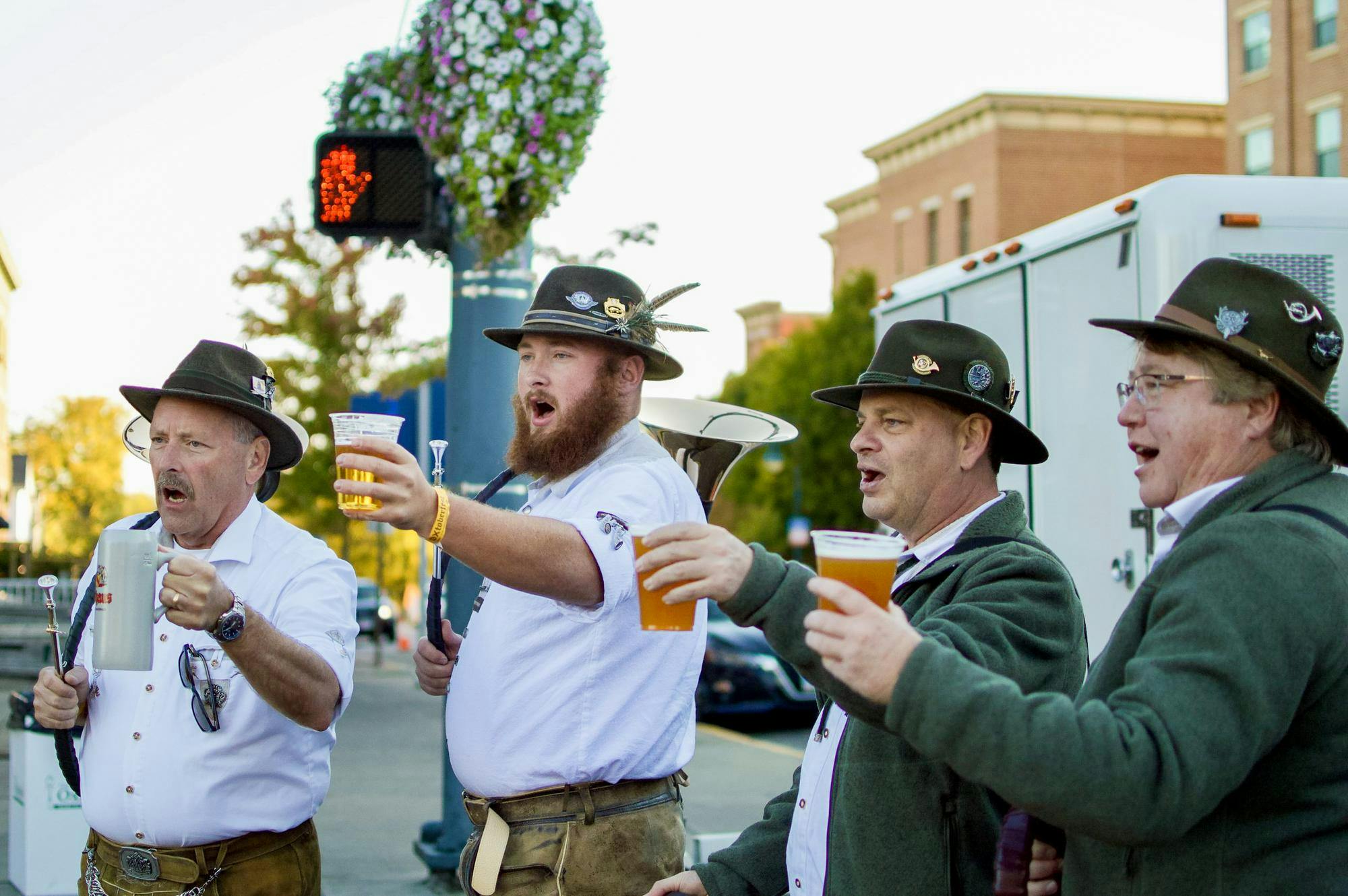 Oxtoberfest in 2022 brought music by the klaberheads featured above, beer and fun activities to Oxford.