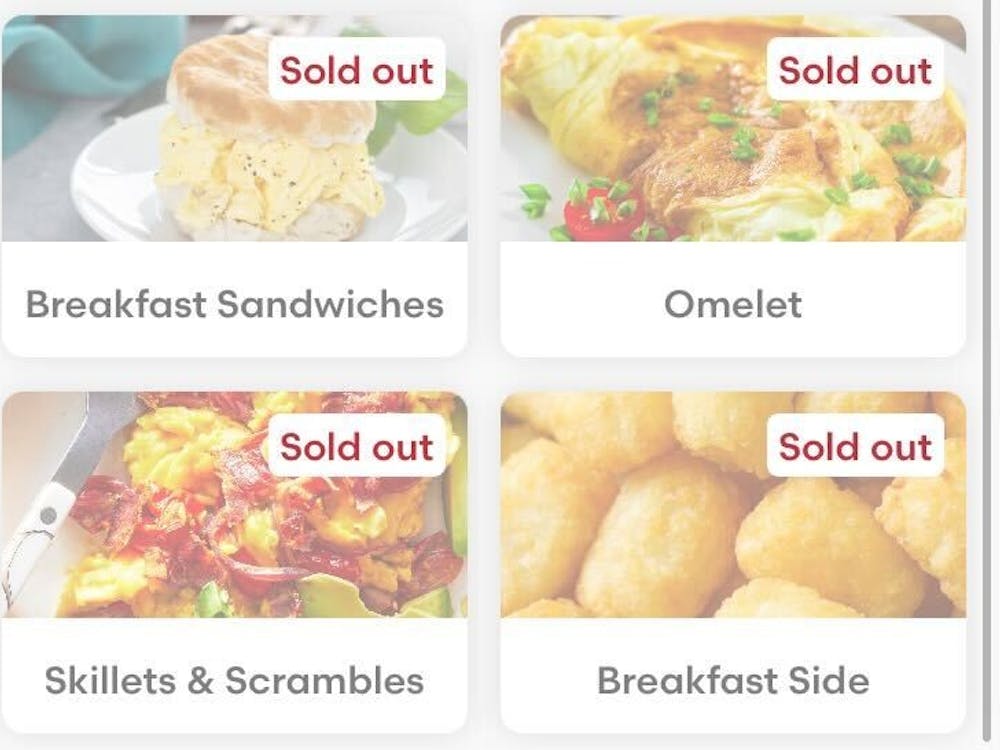 On Wednesday, Oct. 12 by 9 p.m., breakfast had sold out at Pulley Diner due to the return of all-day breakfast.