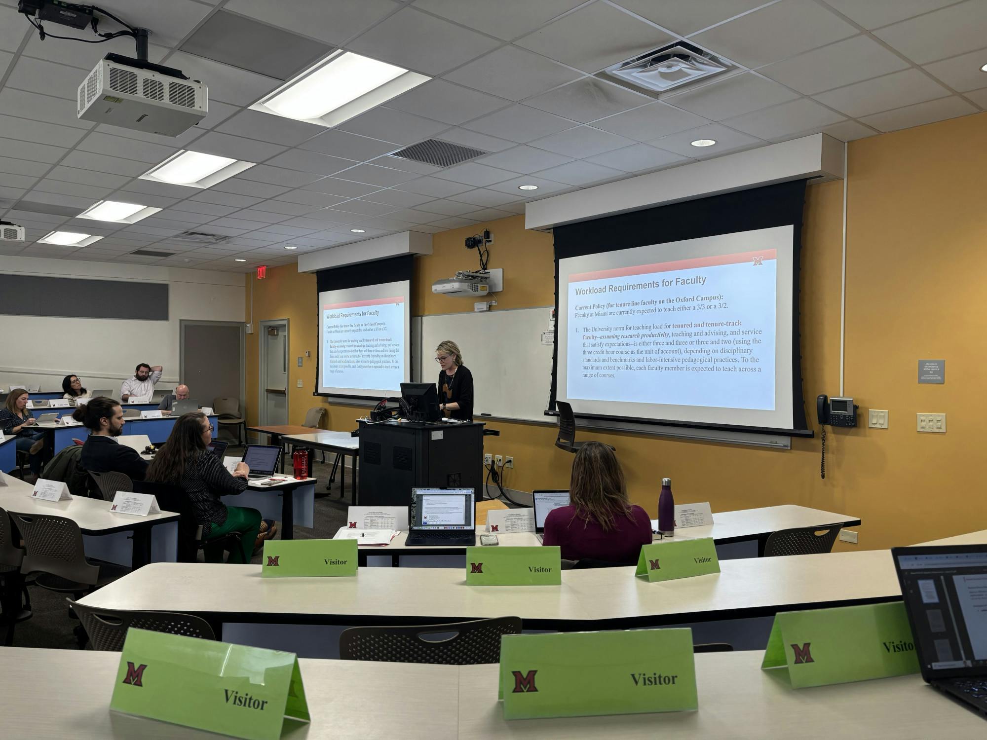 Provost Mullenix addresses the workload policy that will be implemented fall 2025.