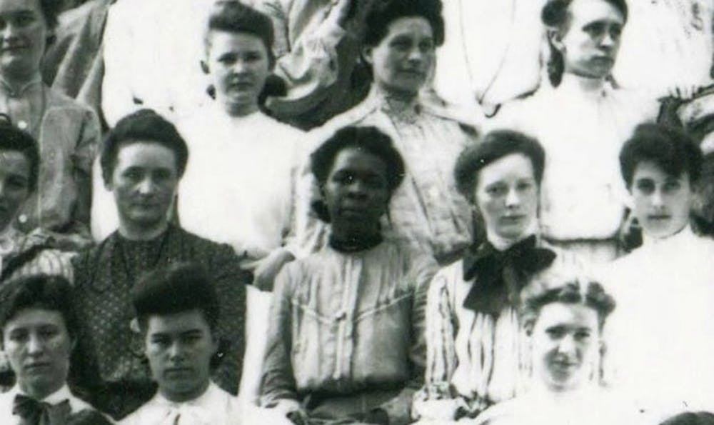 Nellie Craig Walker (center), Miami University's first Black graduate, is the namesake of a new peer-led DEI initiative at the university.