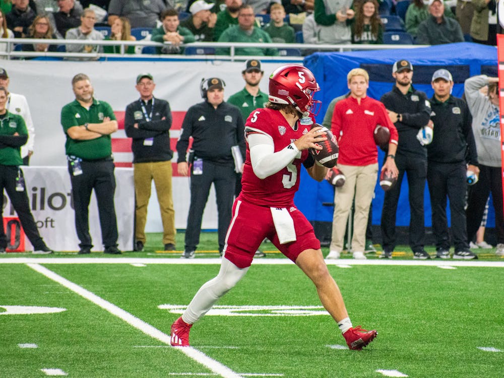 Quarterback Brett Gabbert at the MAC championship on Dec. 7