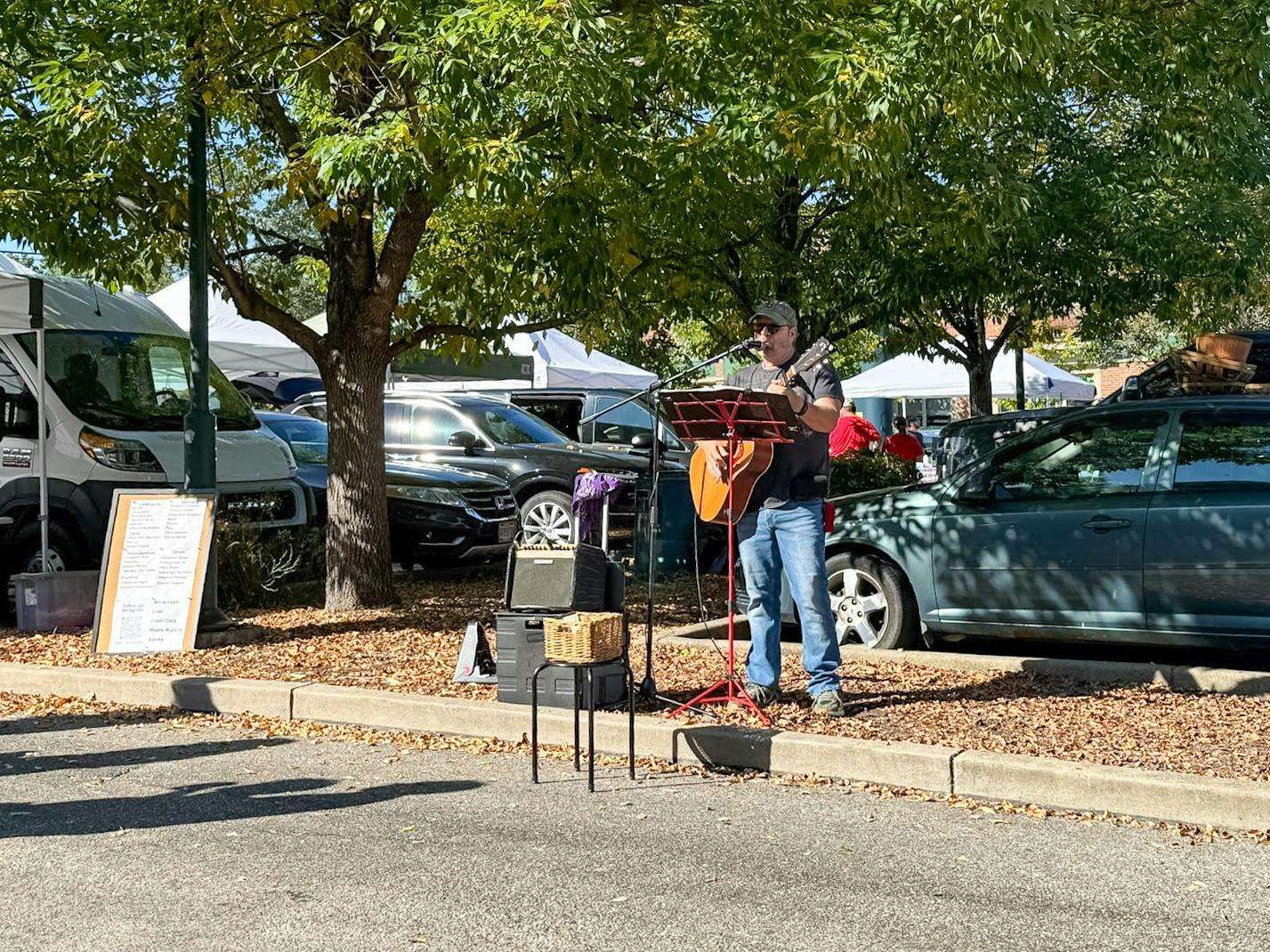 Prescher's last five years have been spent freelancing with his microphone and guitar around Oxford. 