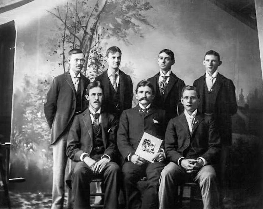 The Miami Student’s 1894 staff poses for a photo.