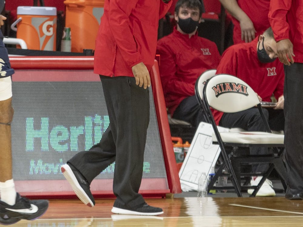 Jack Owens (pictured) is out as head coach of the Miami University basketball team after leading the RedHawks to a 70-82 record over five seasons.