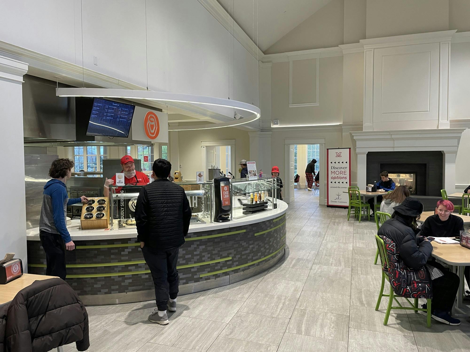 As of second semester, Garden Commons features an indian food station. 