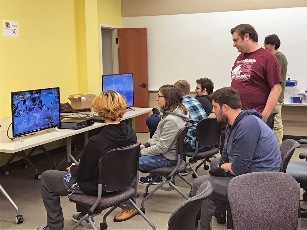 The Miami University Fighters Guild gathers in Benton Hall every other Saturday night for casual gaming.