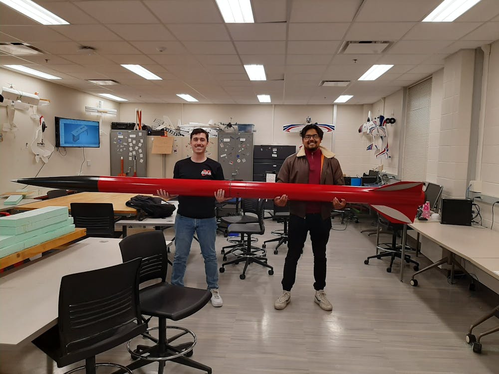 Miami&#x27;s chapter of the American Institute of Aeronautics and Astronautics is working on building a rocket, which they will enter in the Spaceport America Cup competition.