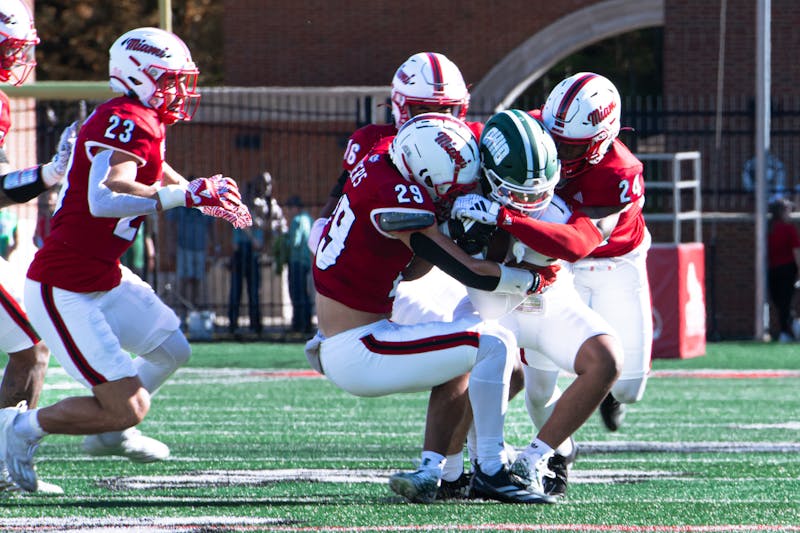 PHOTOS Miami RedHawks face The Ohio Bobcats in the 100th Battle of the