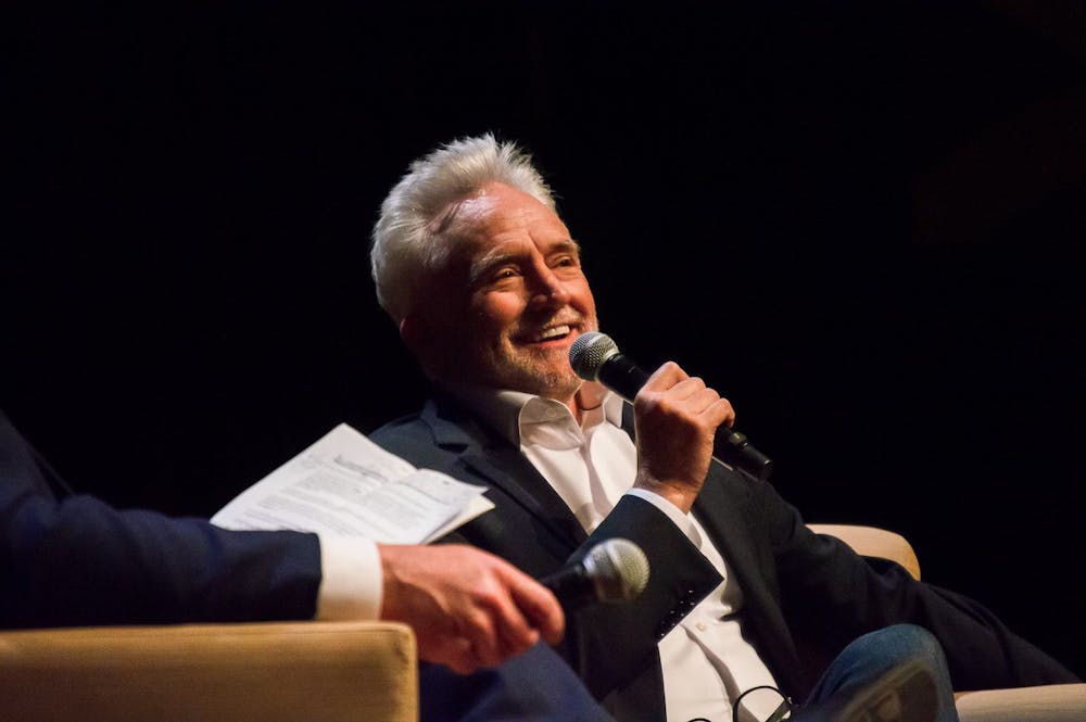 “The West Wing” star Bradley Whitford brought the house down with laughs at his lecture series event.