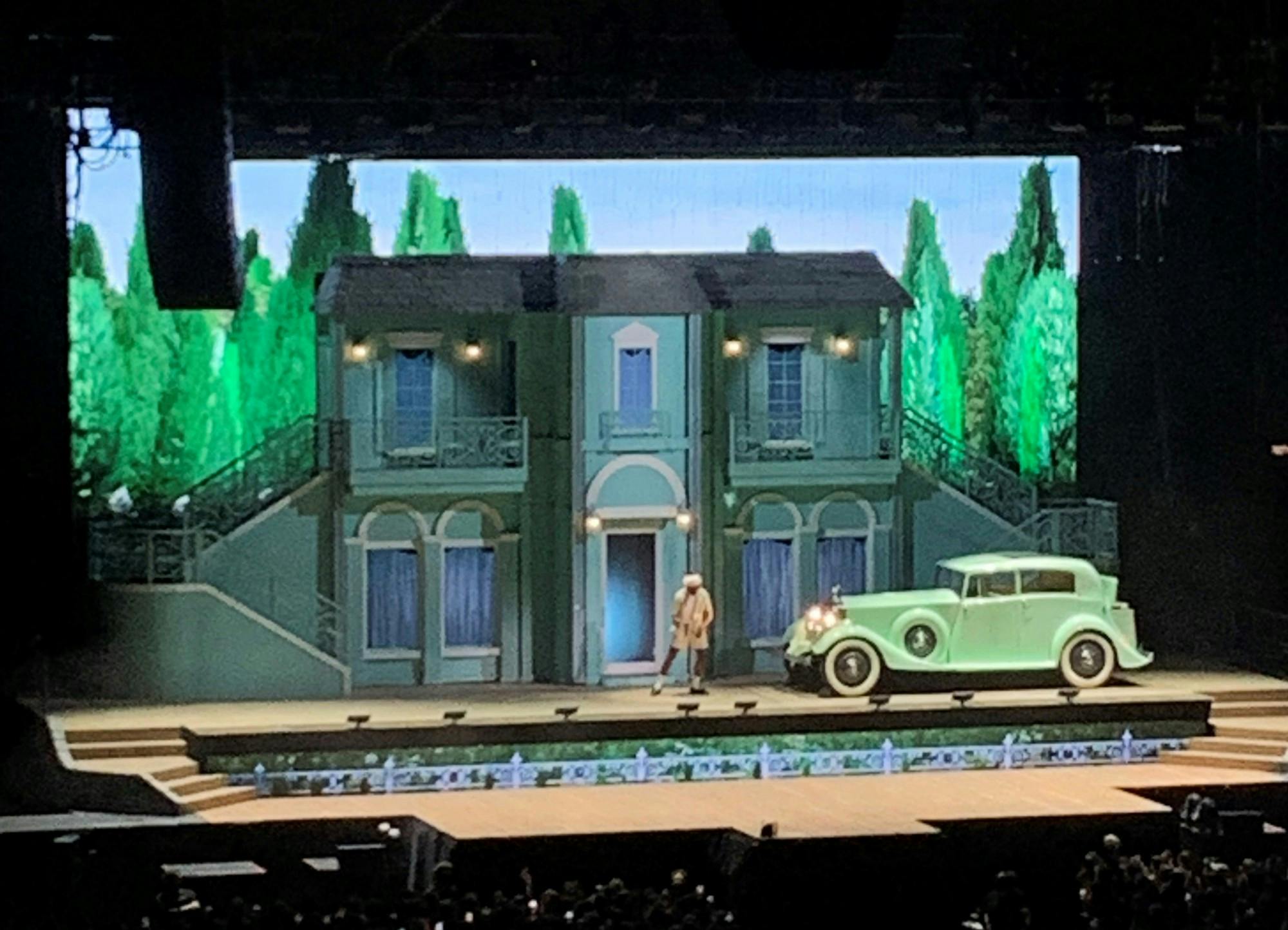 Tyler, the Creator performs with an elaborate set at his Feb. 27 show in Columbus, Ohio.