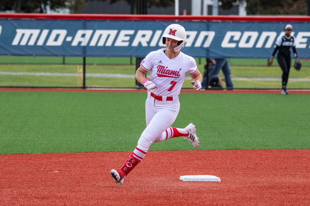 A two-run homer from Karli Spaid gave the RedHawks the lead in their 3-1 victory over the Bobcats