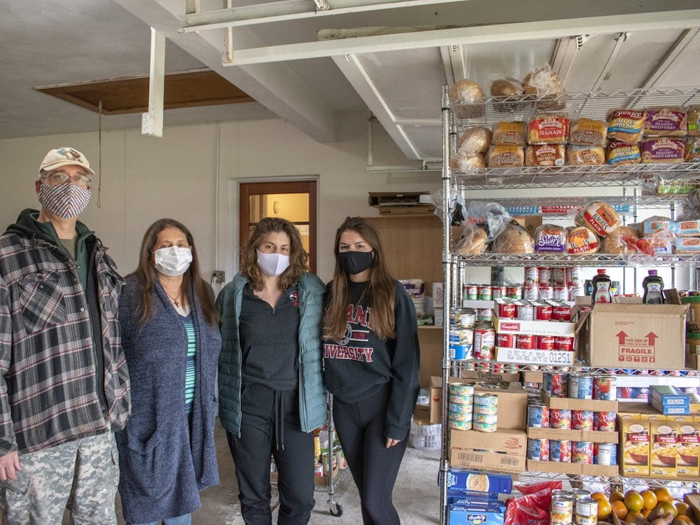 Local resident Marja Berry provides food and toiletries to Miami students in need.