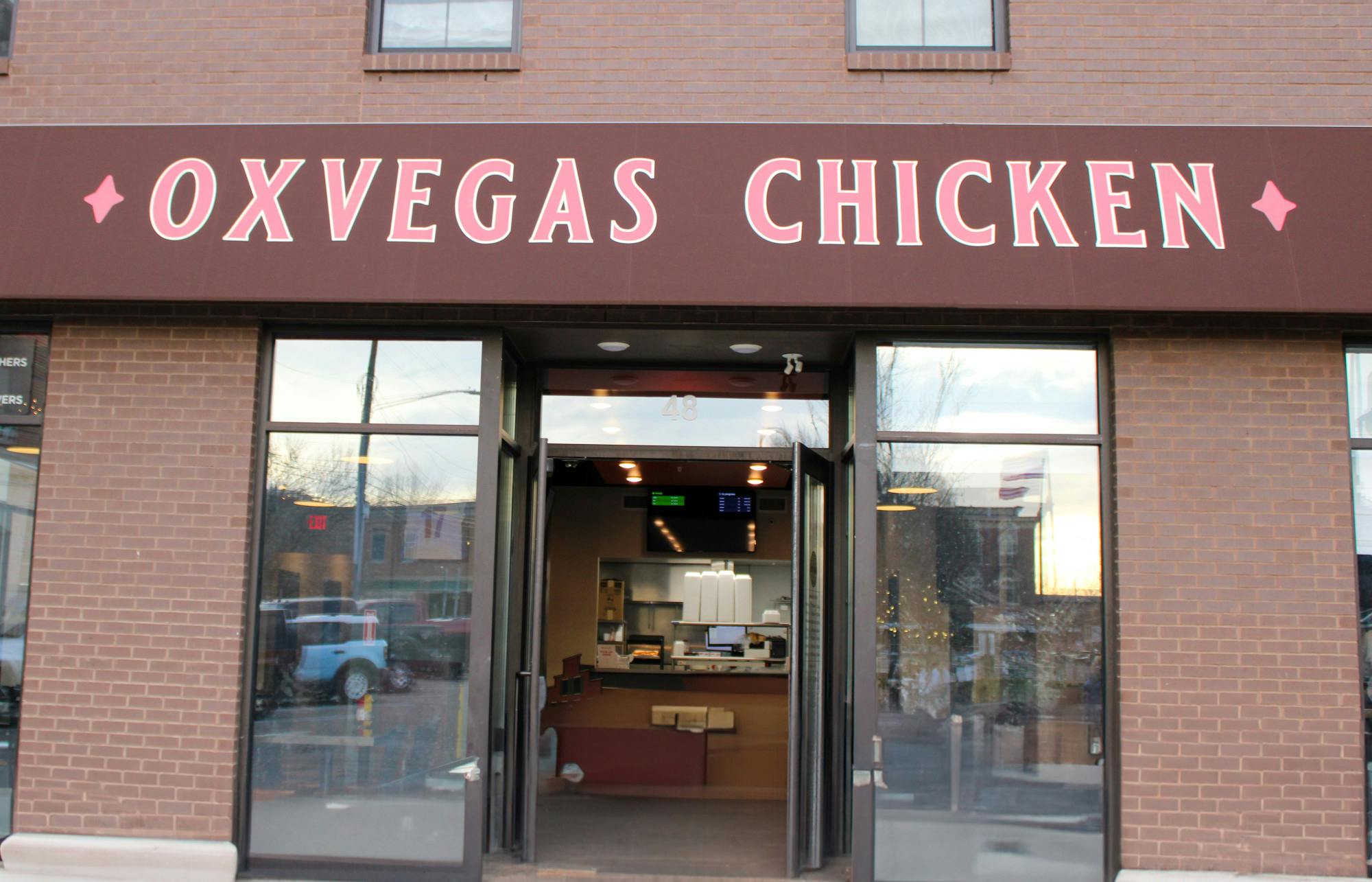 OxVegas chicken represents the success of Miami students.