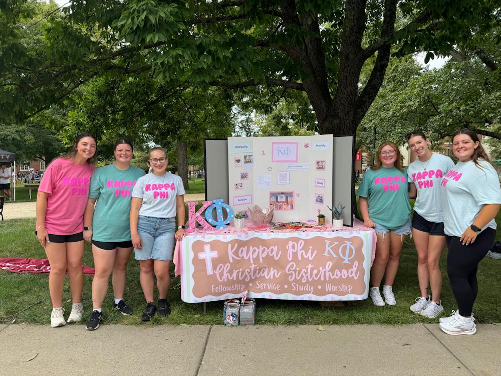 Kappa Phi attended Mega Fair Aug. 30th in the Academic Quad in an attempt to build awareness and talk to prospective students.