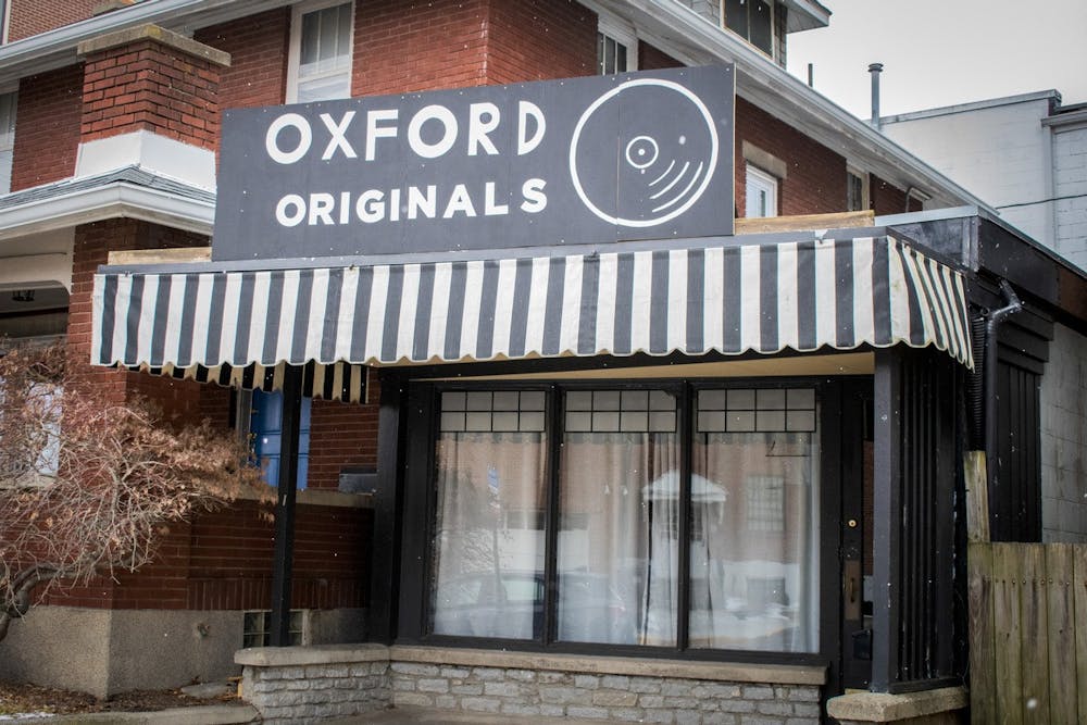 In Oxford Copy Shop's old building, Miami students are putting together a recording studio for students to record and produce music. 