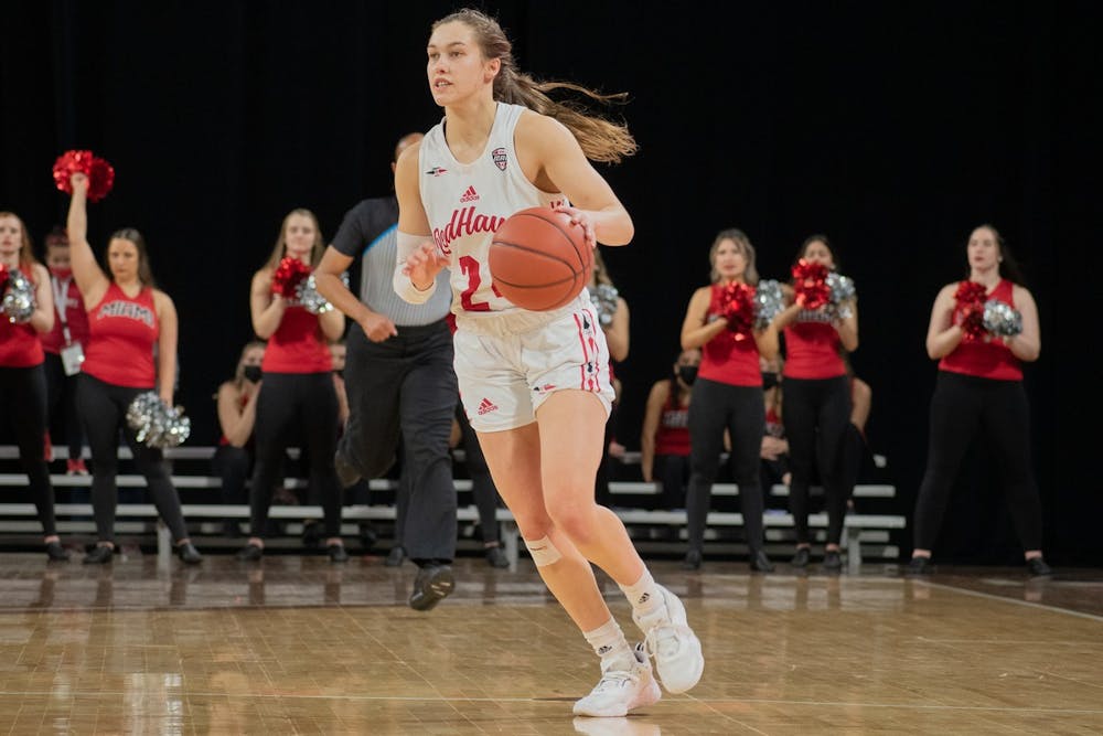 <p>Peyton Scott has roared back to the court this season after tearing her ACL in the final game of last season</p>