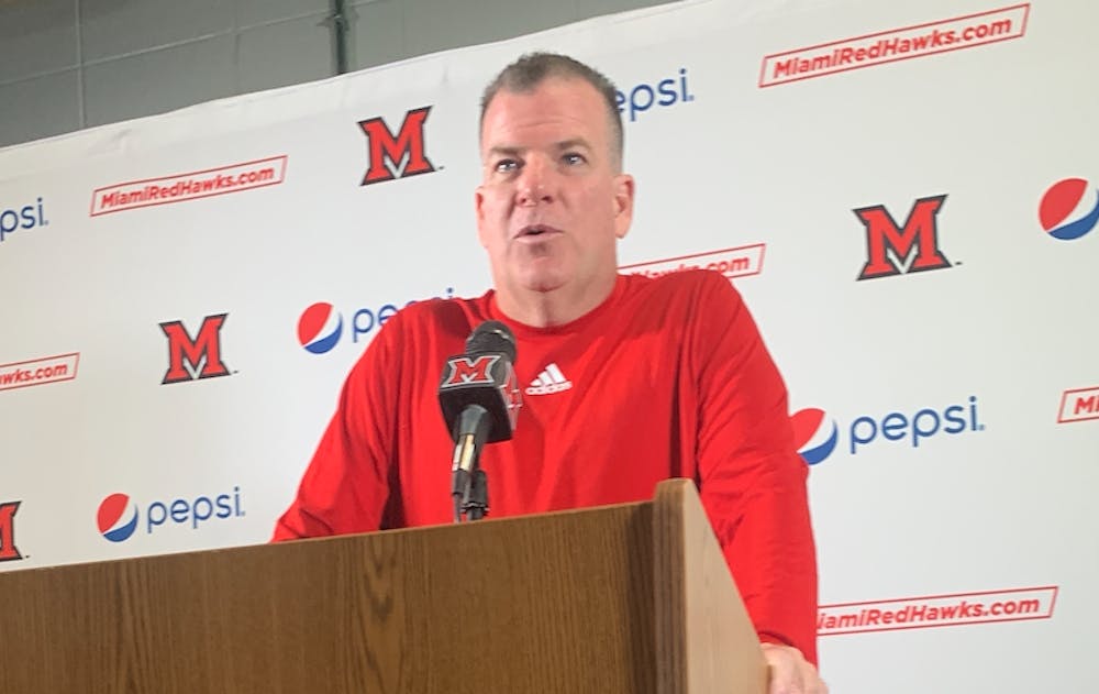 <p>Chuck Martin&#x27;s Miami RedHawks host Bowling Green State University on Saturday, hoping to go 2-0 in conference play for the first time since 2010. </p>