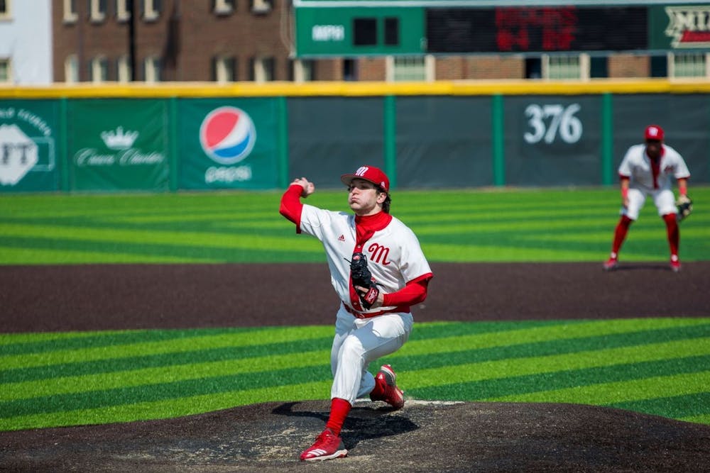 <p>Miami baseball will finally play a home series this weekend against Toledo</p>