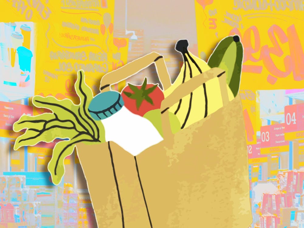 Dietetic interns and volunteers help organize and fill orders for the Culinary Nutrition Depot Food Pick List.