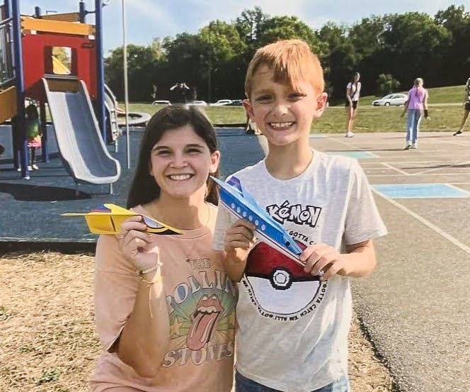 Molly Reinhart and Gavin Boling have enjoyed being Big Sister and Little Brother for three years now.