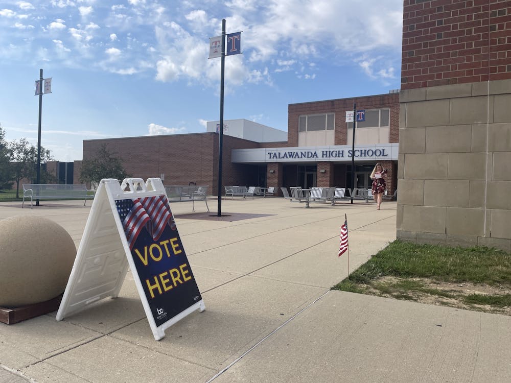Voters showed up to polling locations like Talawanda High School Tuesday to vote on Issue 1, an Ohio ballot measure which would make it more difficult to amend the state constitution.