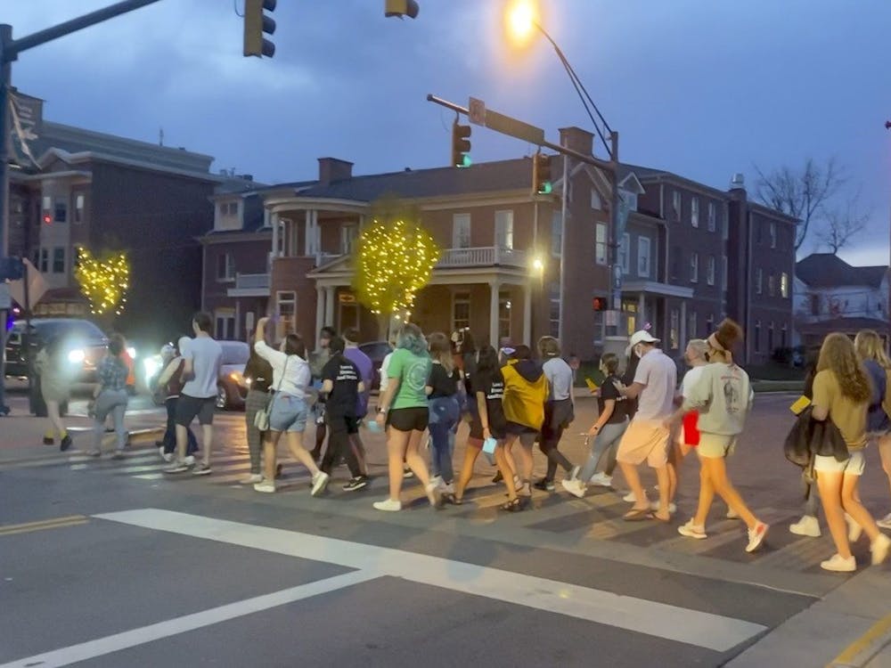 FWORD and SASS organized a protest against sexual assault on April 7.