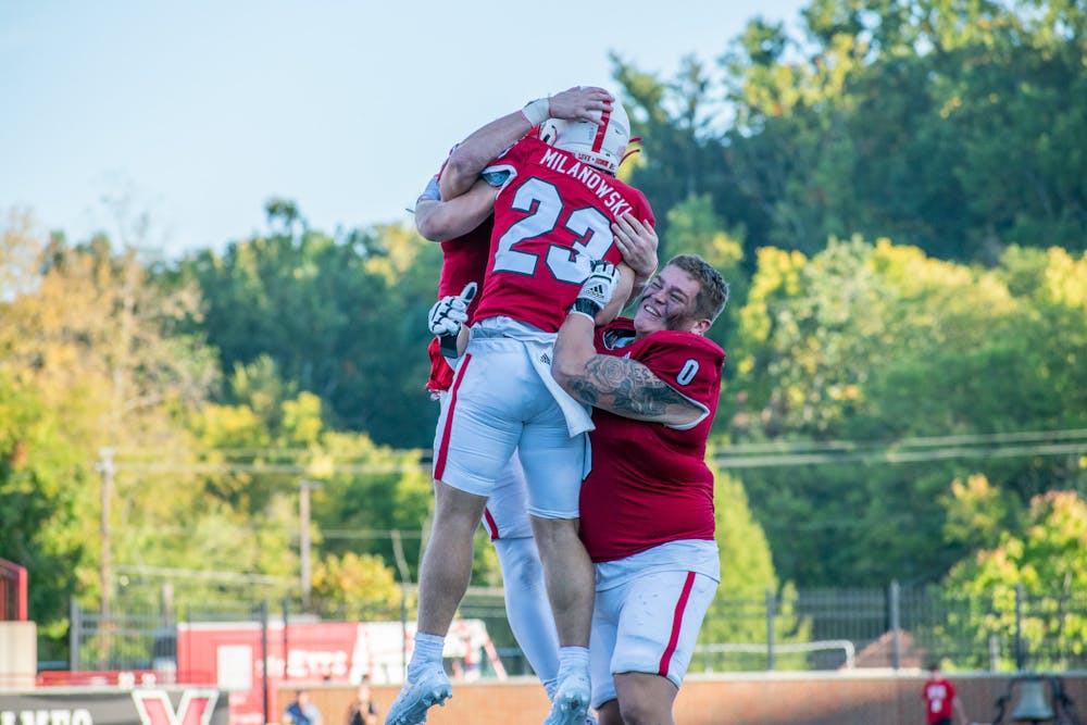 <p>Redshirt-sophomore Nate Milanowski recorded his first career carries on Saturday, finishing with 69 yards and a touchdown on 11 touches.﻿</p>