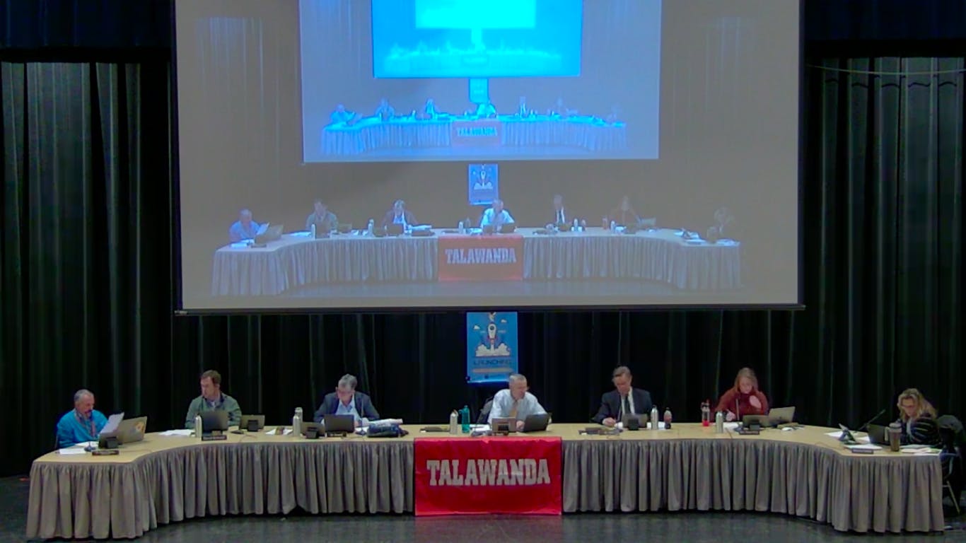 Rebecca Howard and Chris Otto were elected president and vice president respectively of Talawanda School Board at the board's first meeting of 2024.