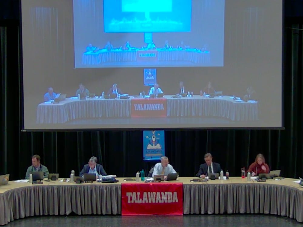 Rebecca Howard and Chris Otto were elected president and vice president respectively of Talawanda School Board at the board's first meeting of 2024.