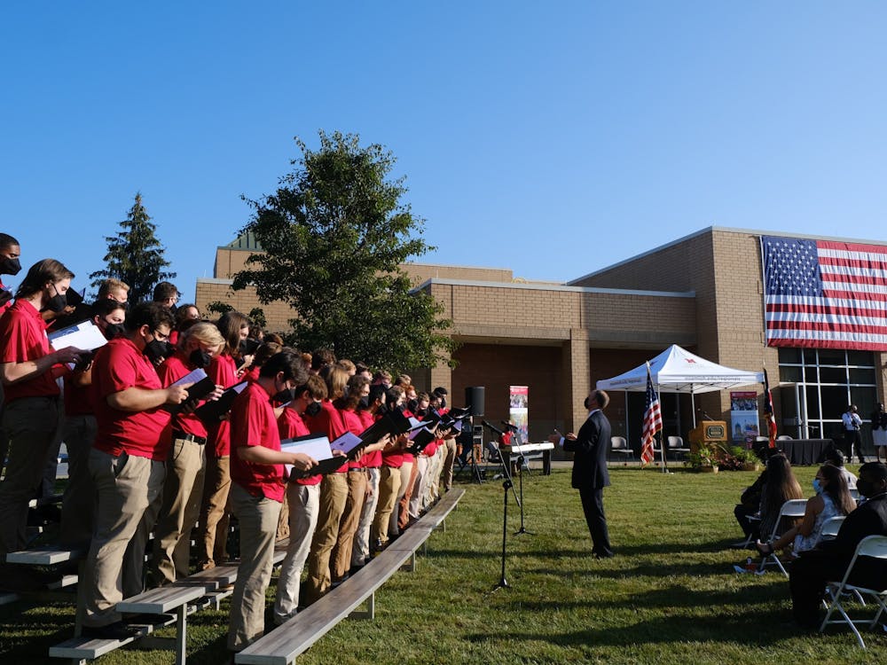 Seventy immigrants took the Oath of Allegiance to become U.S. citizens outside of Harry T. Wilks Center on Sept. 17.