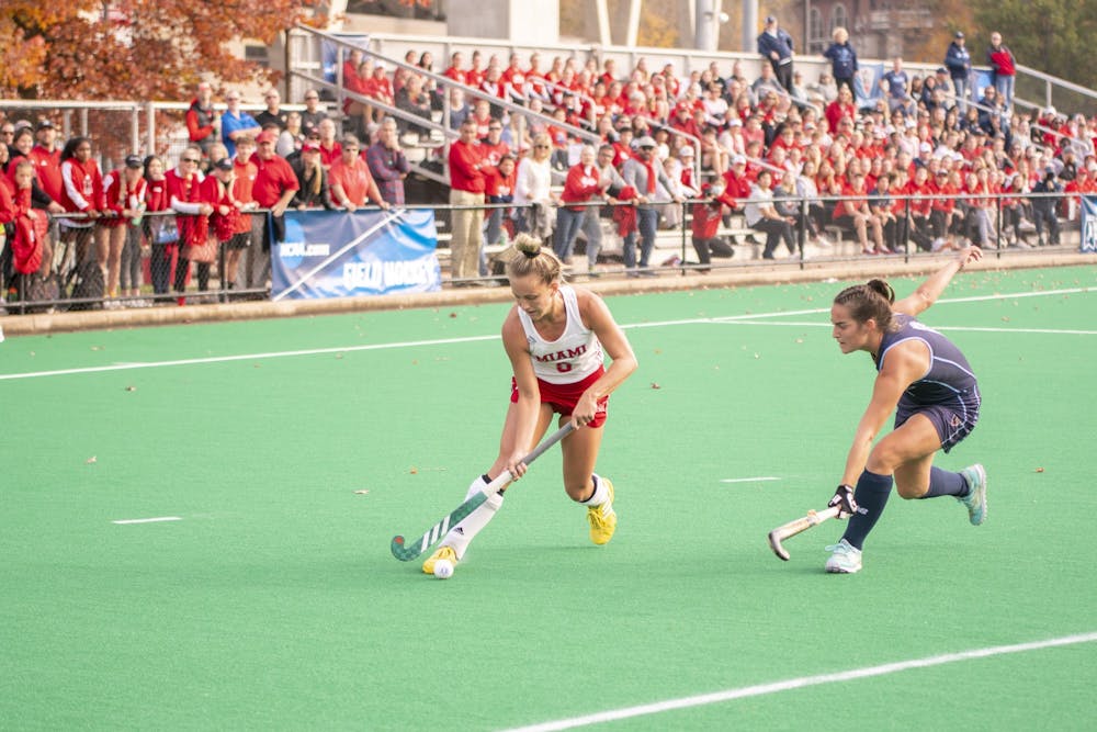 <p>Miami field hockey comes into the 2022 season with a chip on its shoulder after a heartbreaking loss to Michigan in last year&#x27;s NCAA tournament</p>