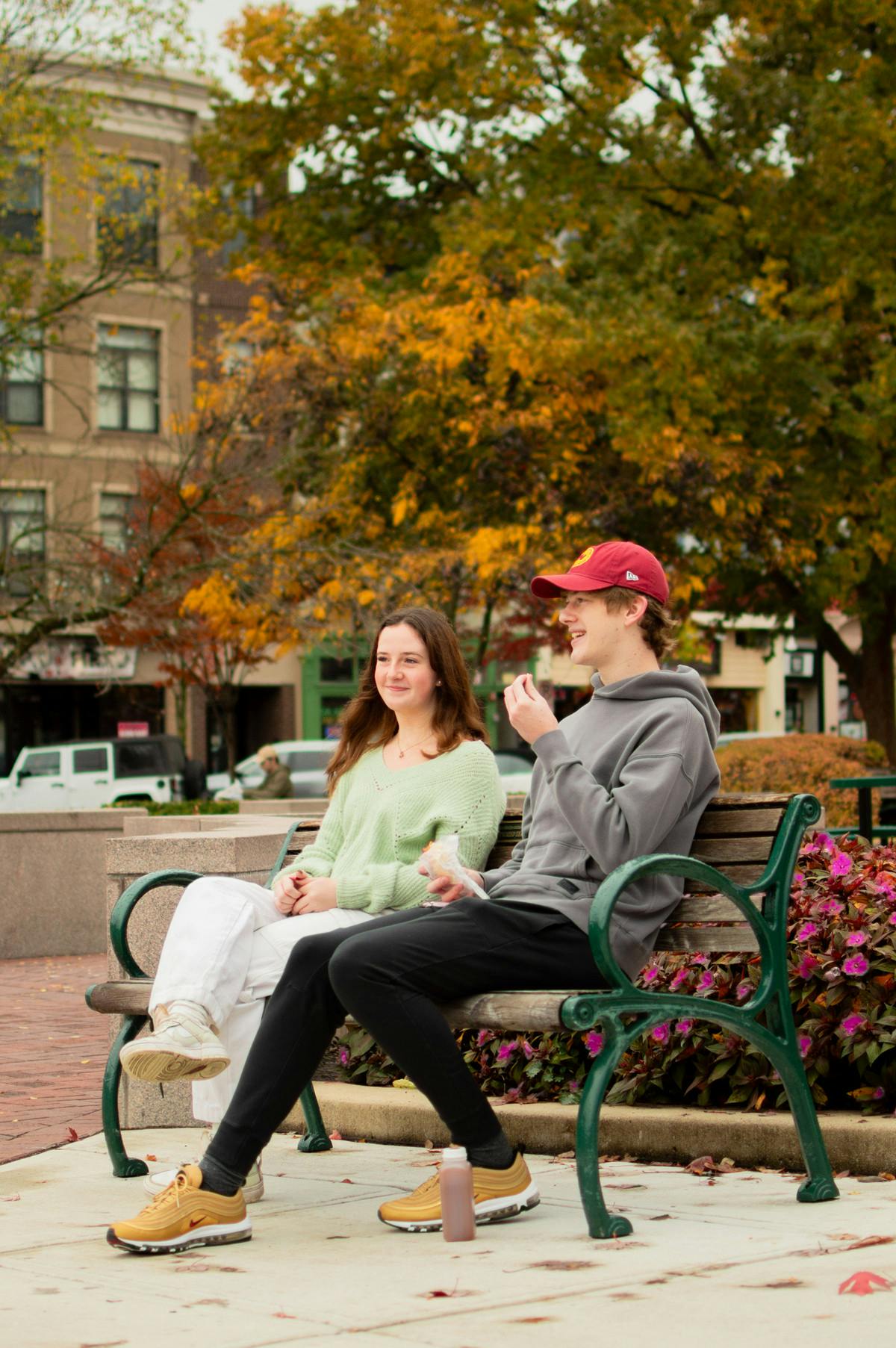 Jack and Amanda enjoyed their time Uptown for their date.