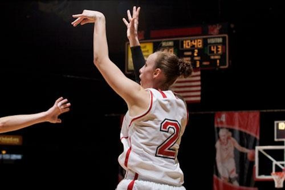 Senior guard Maggie Boyer is averaging 8.5 points per game this year. Miami has won four of its last five games.