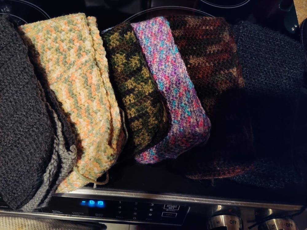 The drive has received some beautiful scarves so far.