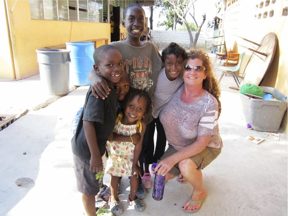 Talawanda Middle School teacher Teresa Abrams spent Spring Break in Haiti with her parents providing monetary support and supplies for local children and their families near Port-au-Prince.