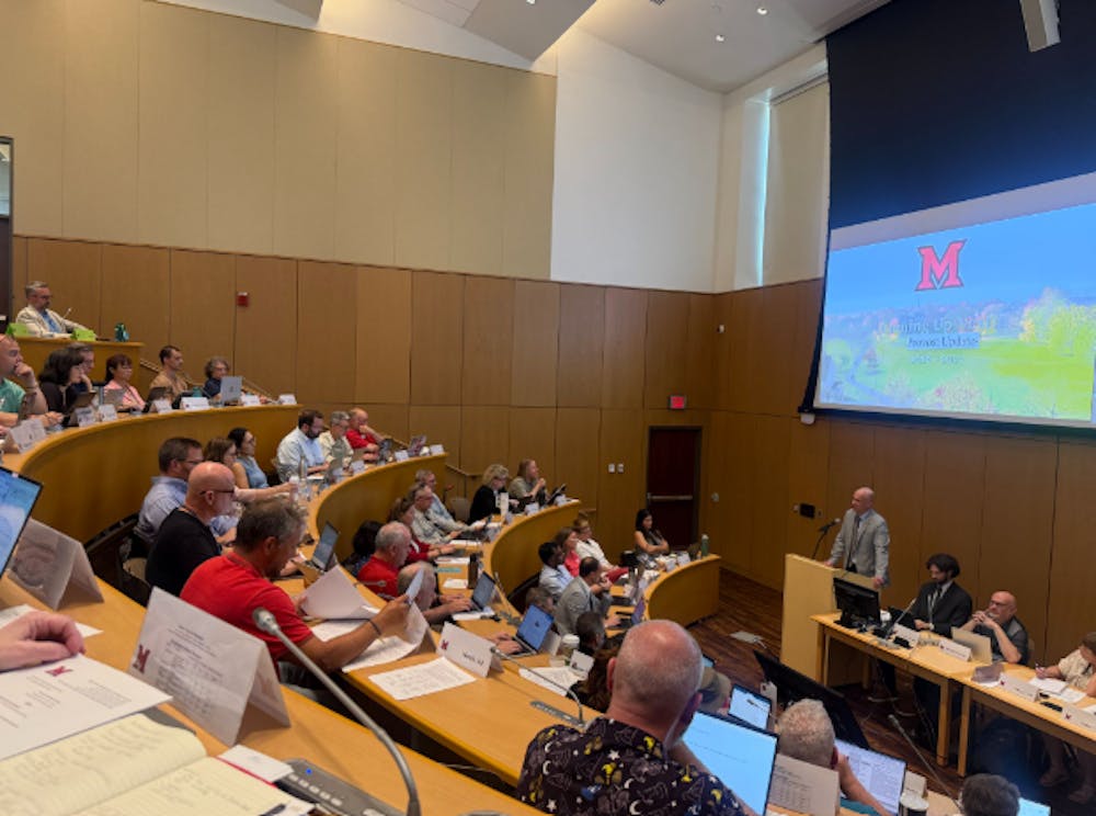 University Senate meets at their September 1 meeting.