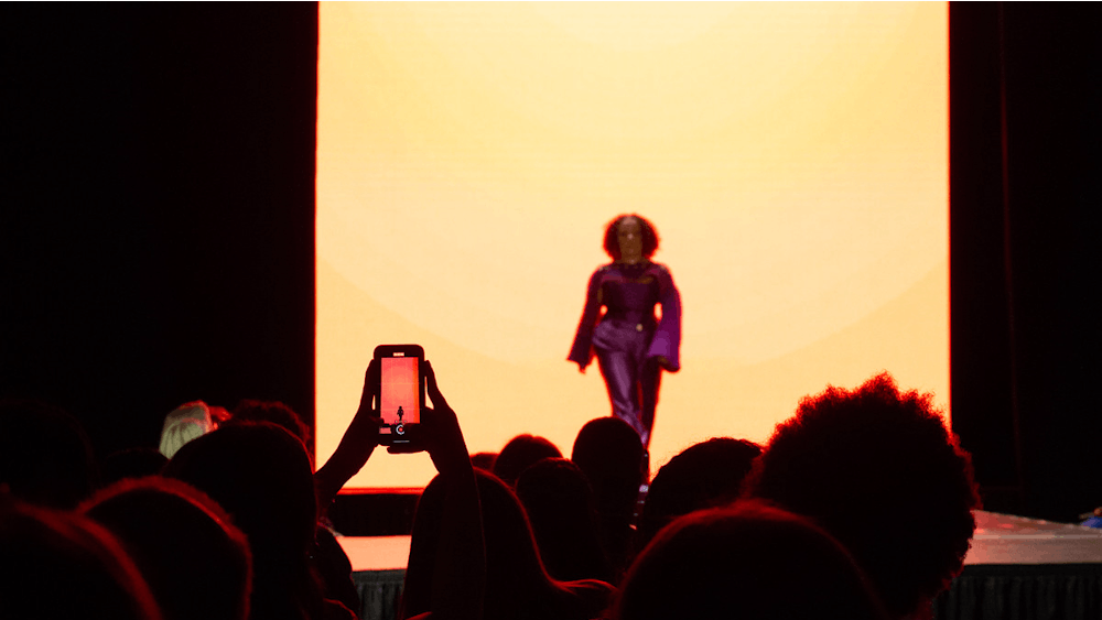 Guests recorded segments of the fashion show during Cami Keaty’s “Afterglow.”